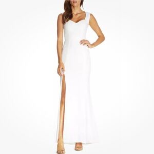 NWT Dress the Population Monroe Side Slit Gown
